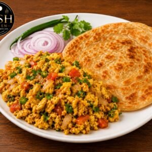 Anda Piyaz Bhujia with 1 Paratha