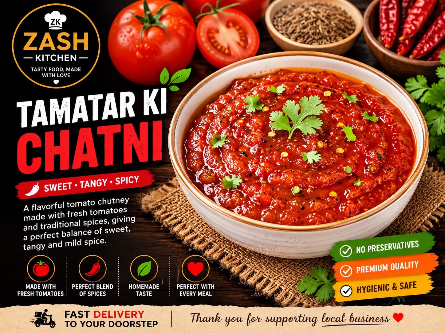 Tamatar ke chutney