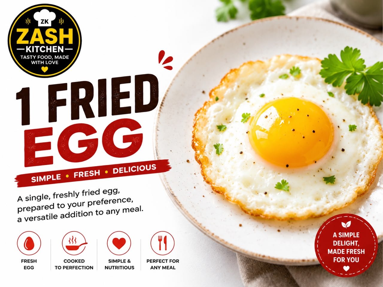 1 Fried Egg